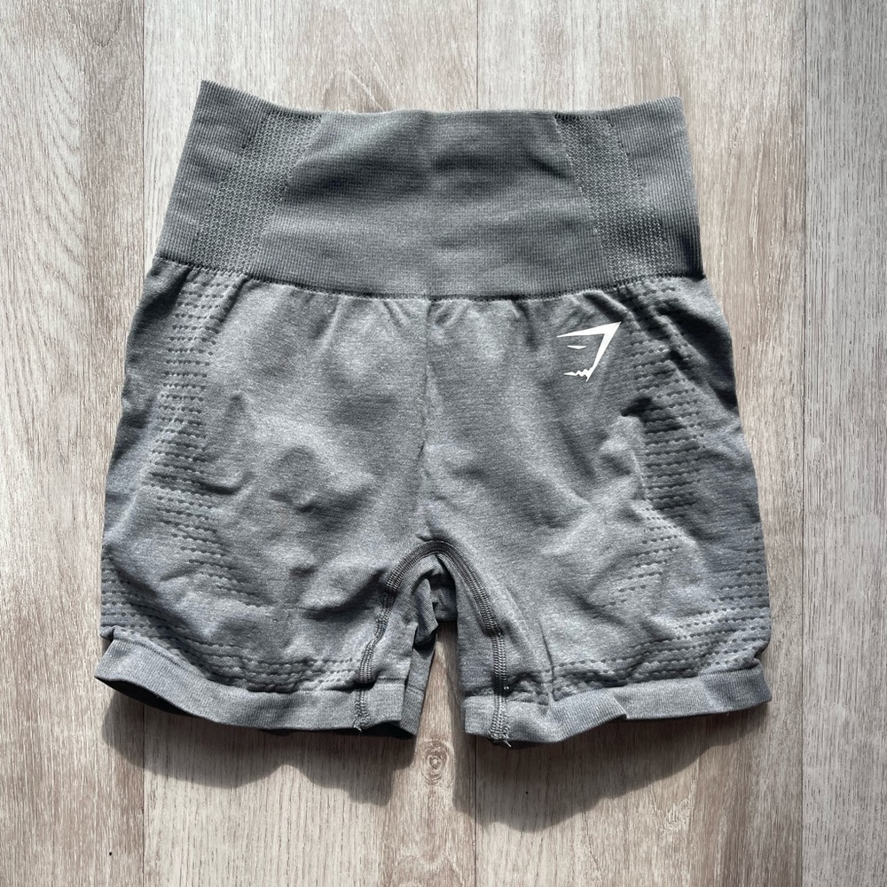 Gymshark Vital Seamless 2.0 Shorts - Smokey Grey Marl
